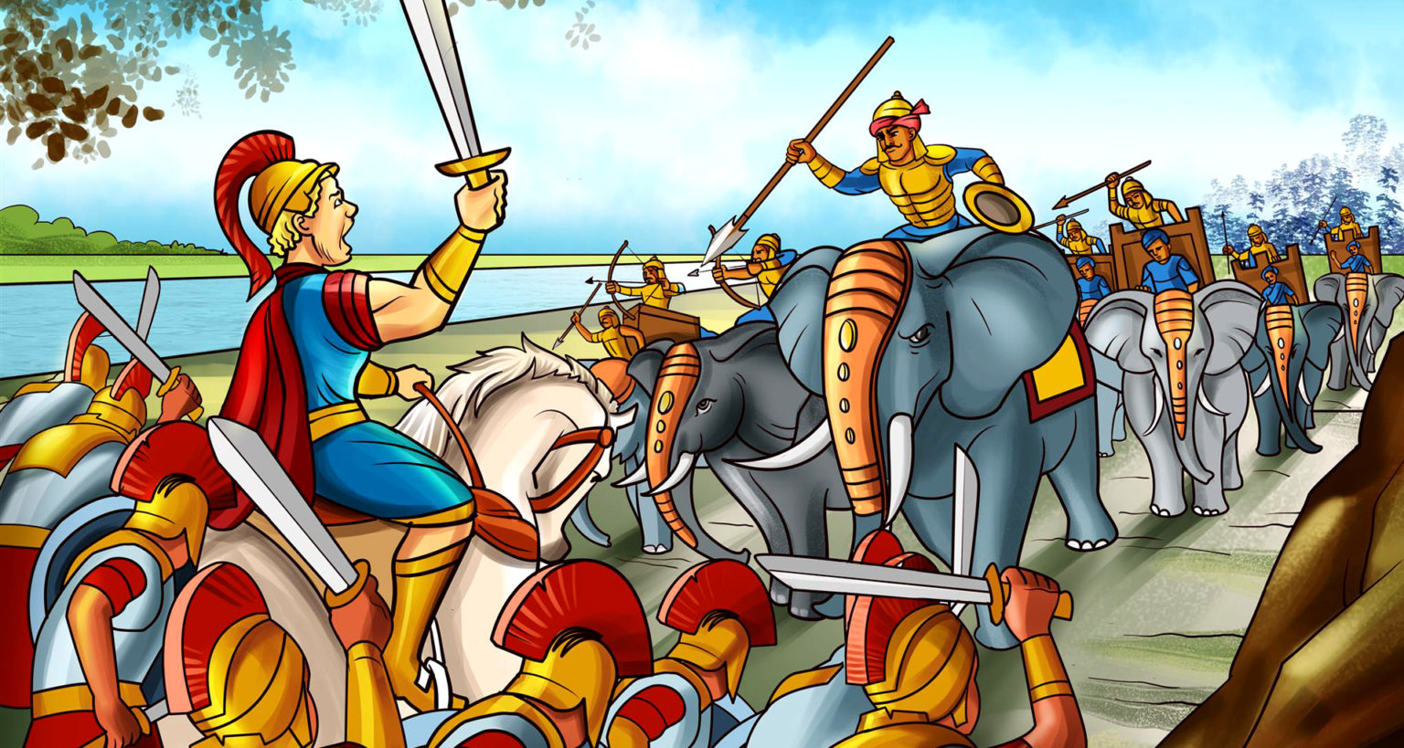 King Porus and Alexander the Great’s war